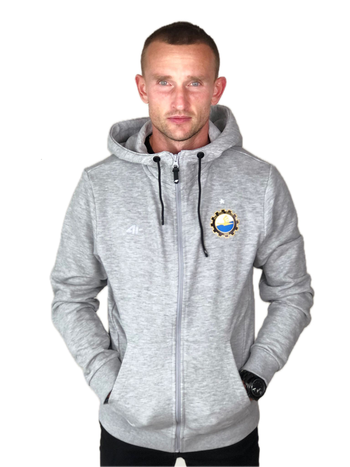 BLUZA BAWEŁNIANA 4F SZARA – 2XL