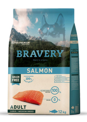 KARMA BRAVERY DOG 12KG ADULT SALMON