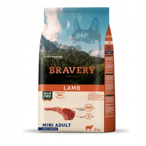 KARMA BRAVERY DOG 2KG ADULT MINI LAMB