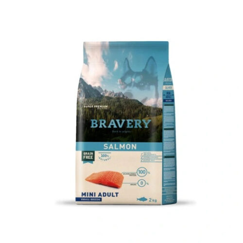 KARMA BRAVERY DOG 2KG ADULT MINI SALMON