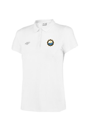 TSHIRT POLO 4F BIAŁY