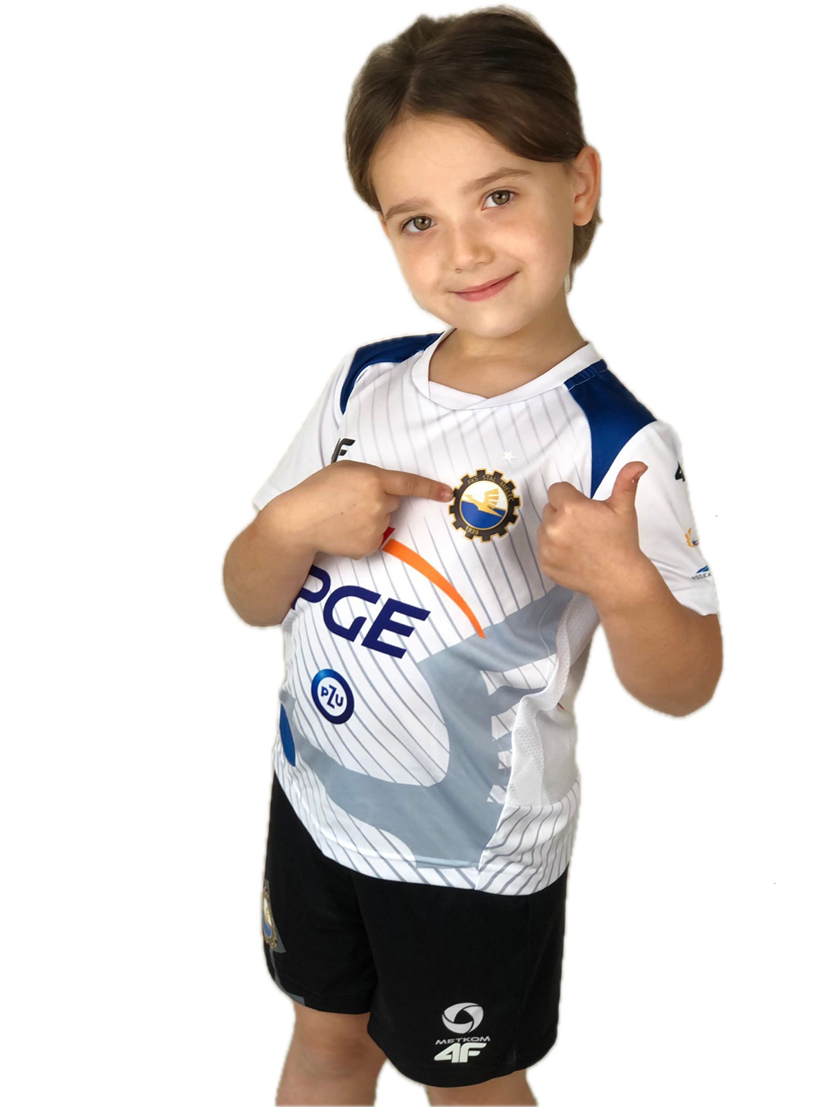 KOSZULKA MECZOWA 4F BIAŁA JUNIOR 2023/2024 KOSZULKA MECZOWA 4F BIAŁA JUNIOR 2023/2024