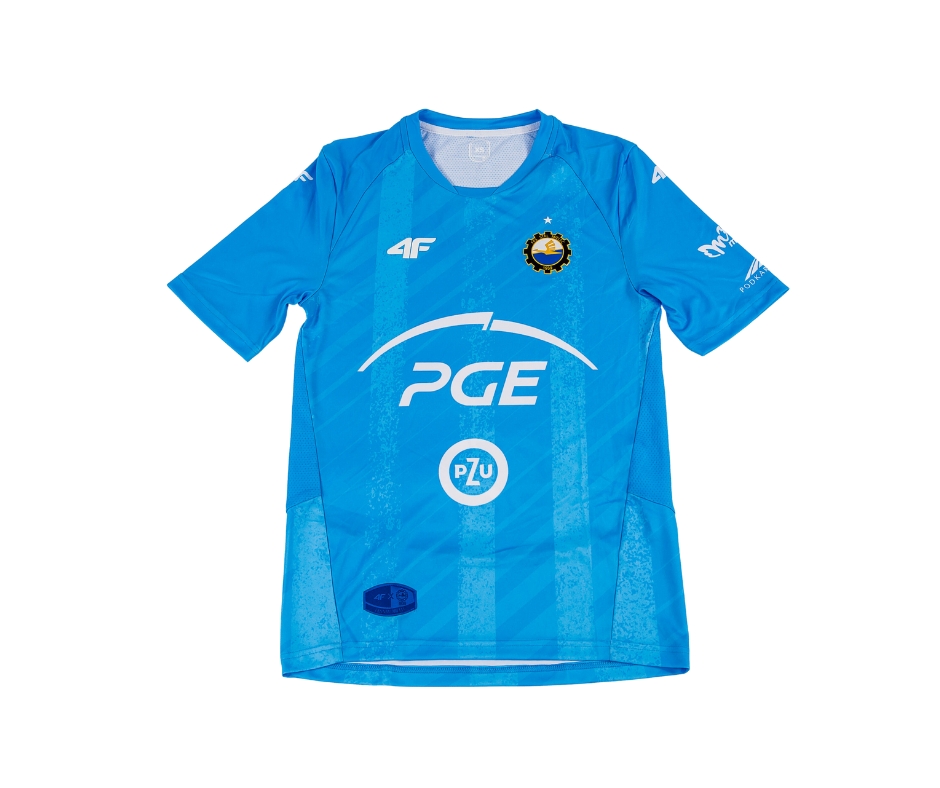 KOSZULKA MECZOWA 4F BŁĘKITNA KOSZULKA MECZOWA 4F BŁĘKITNA