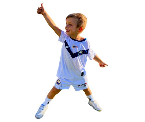 KOSZULKA MECZOWA 4F SEZON 2024/2025 BIAŁA JUNIOR – 158/164