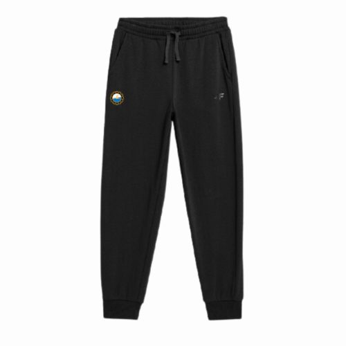 SPODNIE BAWEŁNIANE 4F CZARNE JUNIOR