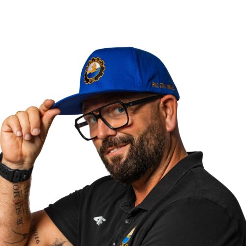 CZAPKA SNAPBACK NIEBIESKA FKS STAL MIELEC
