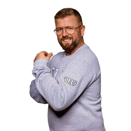 BLUZA BAWEŁNIANA „1939” SZARA