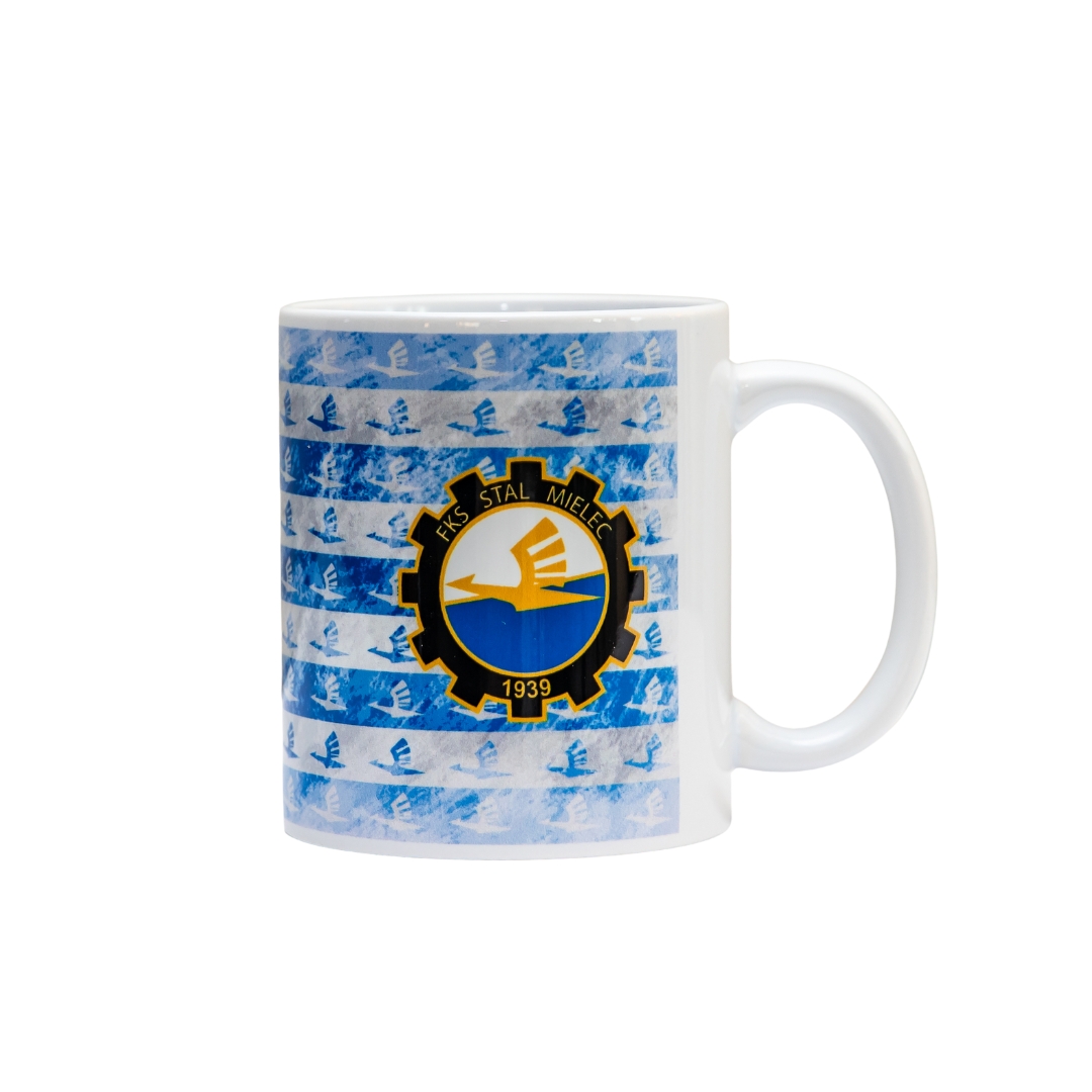 KUBEK RETRO PASY ŻURAWIE