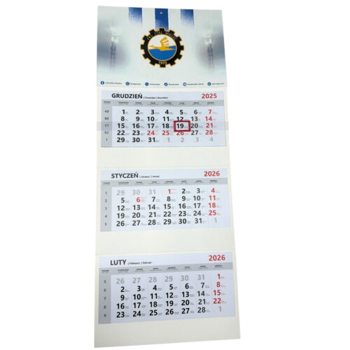KALENDARZ TRÓJDZIELNY NA ROK 2026